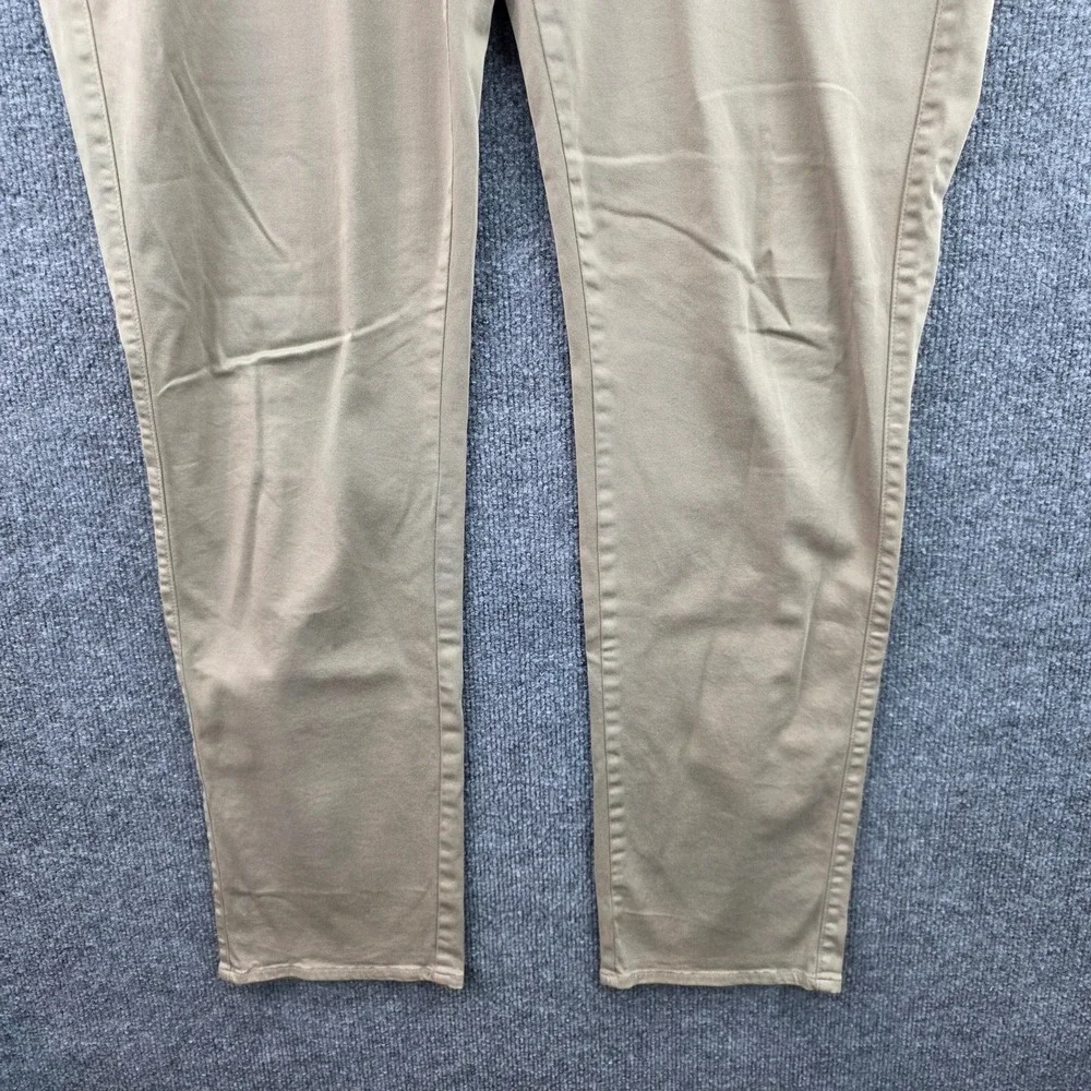 Peter Millar Mens Khaki Tan 5-Pocket Cotton Modal Stretch Pants ME0B39 Size 38